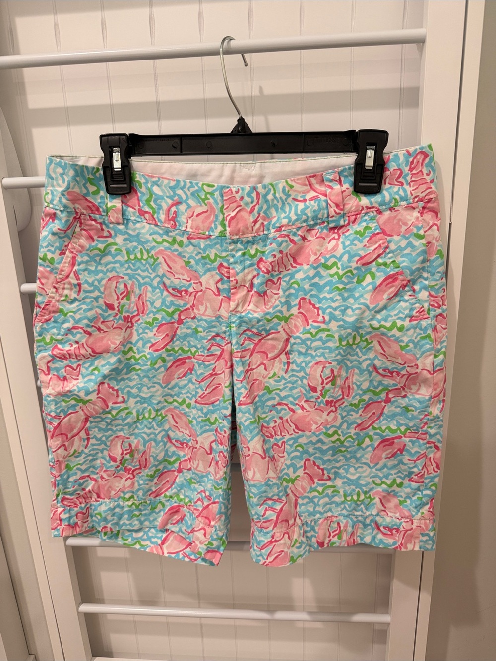 Lilly Pulitzer Lobstah Roll Lobster Print Bermuda/Chipper Shorts